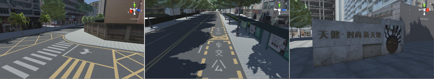 Road markings and more details